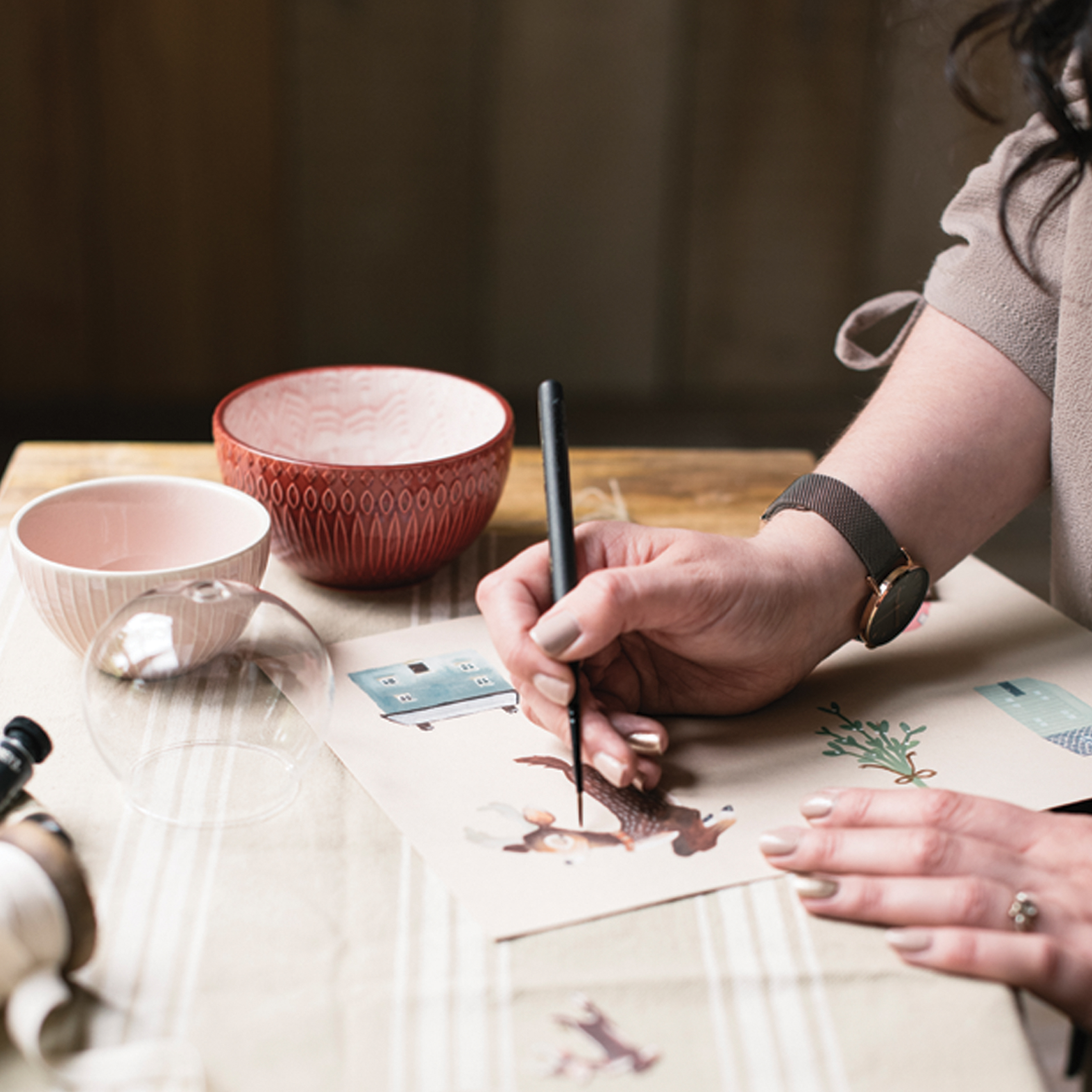 Painting with Gouache