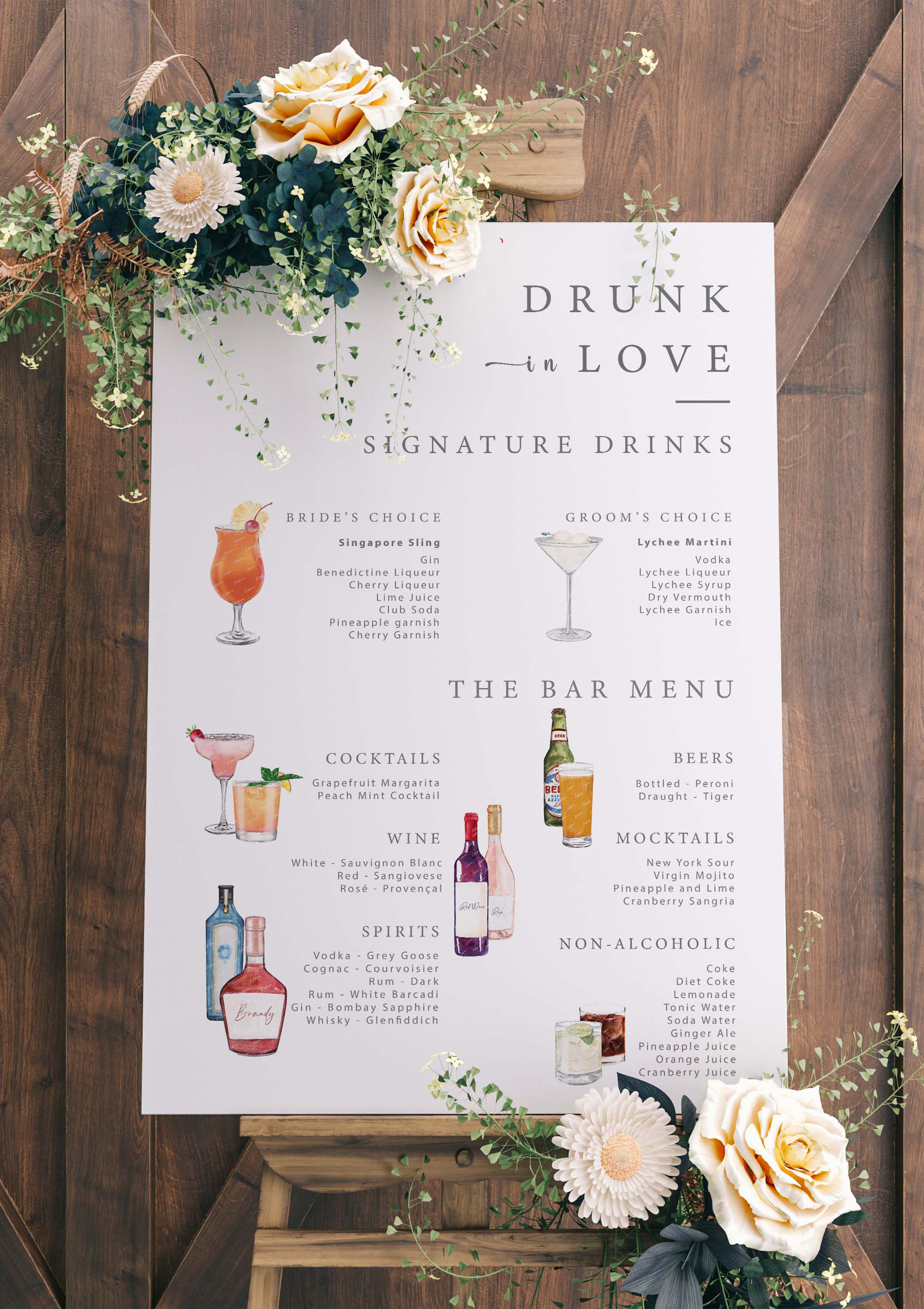 Wedding Cocktail Sign