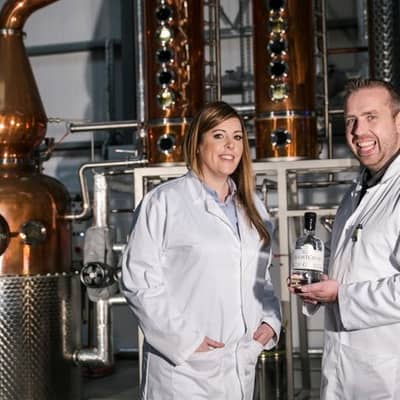 Shortcross Gin, Rademon Estate Distillery Founders Fiona & David Boyd-Armstrong