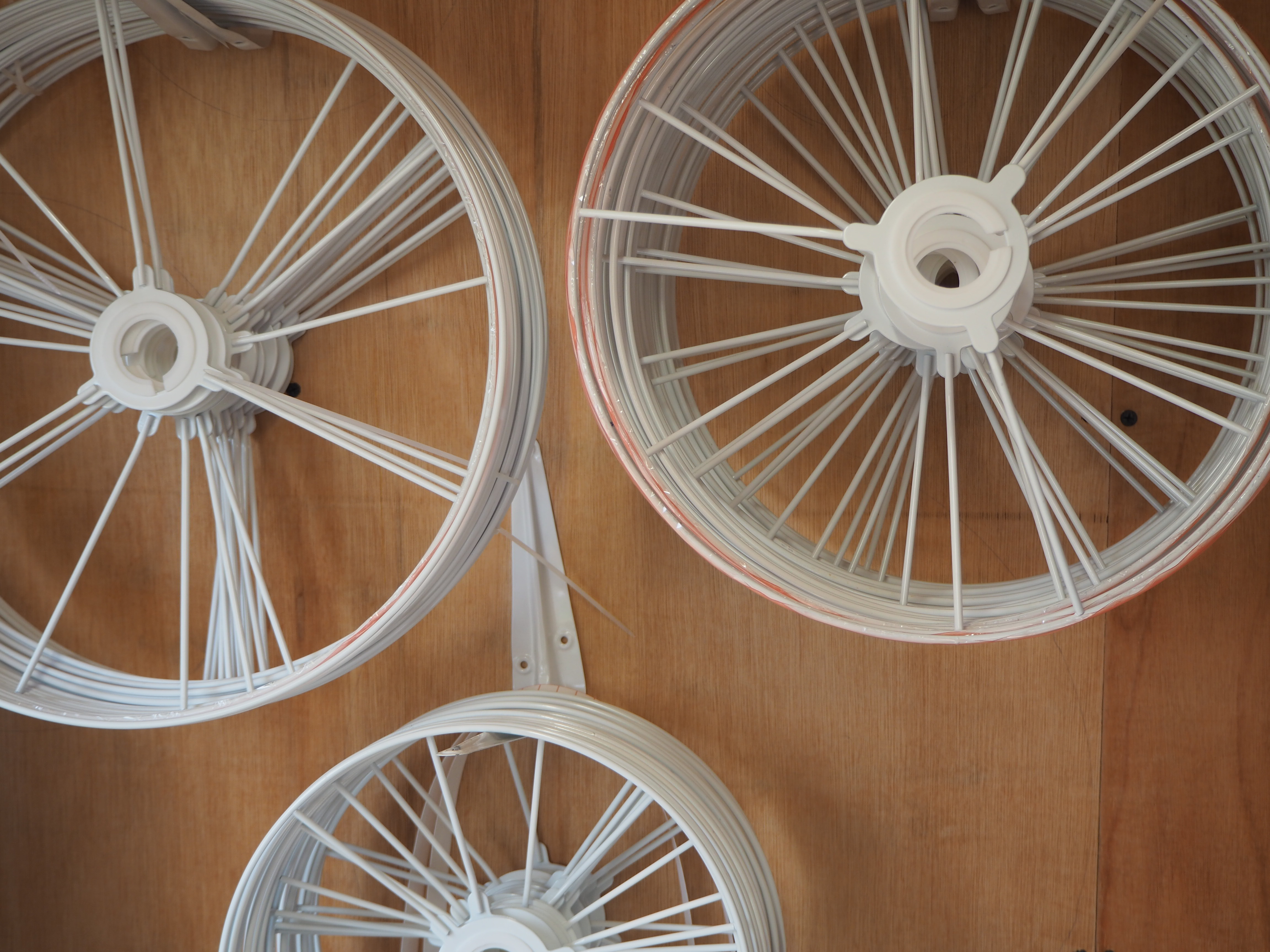 Lampshade rings ready for my orders