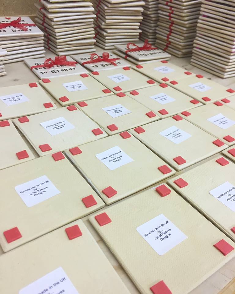 Each coaster has four felt feet on the base to prevent damage to your surface.