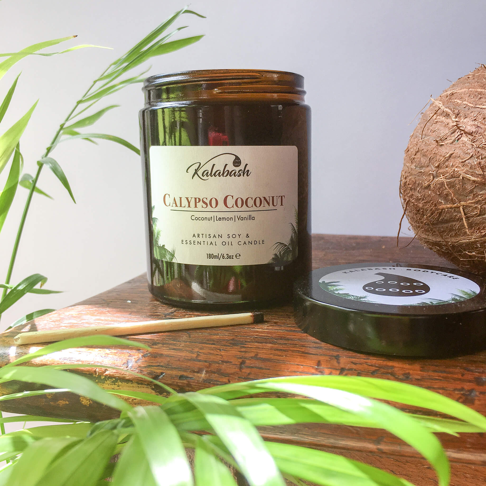 Kalabash soy candle coconut