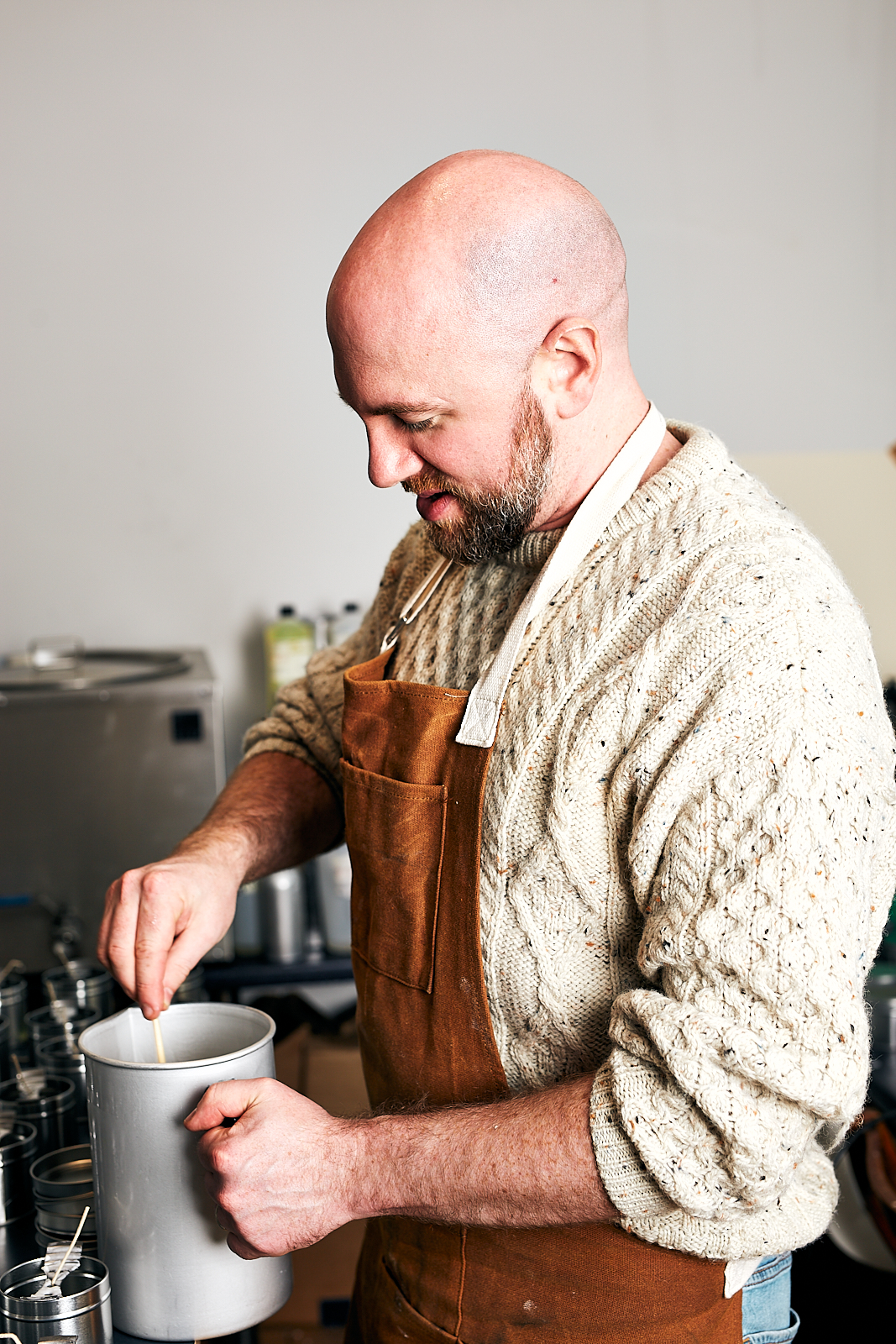 Meet Michael, our expert candle maker.