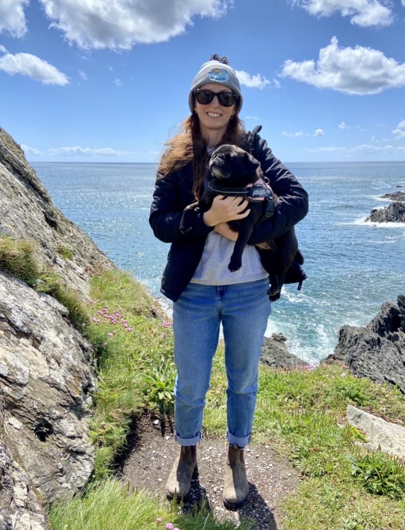 Laura owner of the Black Pug Press 