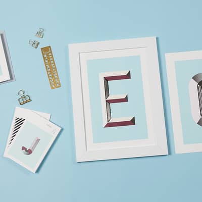 Monogram paper goods