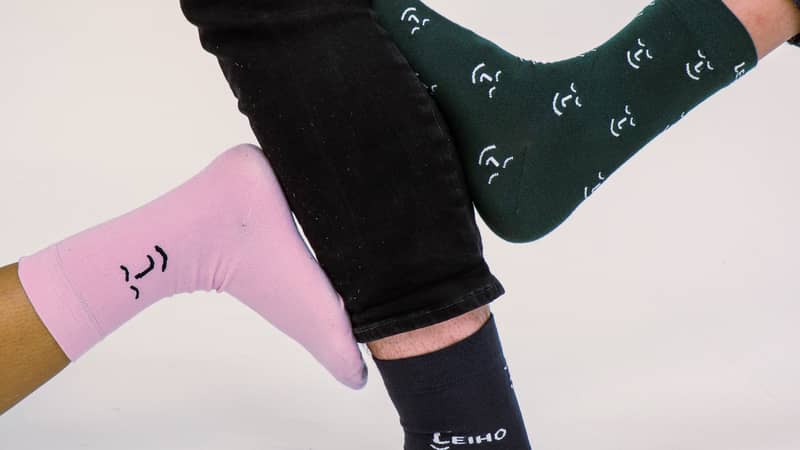 Leiho Happy Smiley Socks