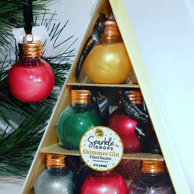 Naturally Flavoured Shimmer Gin Baubles