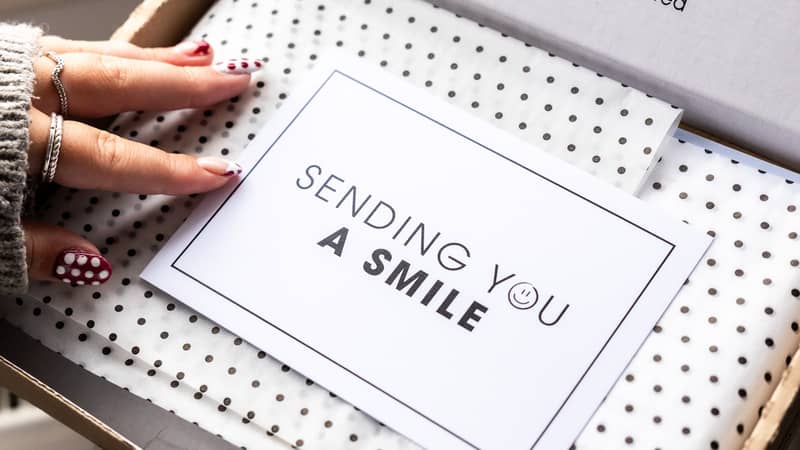 Sending You A Smile Letterbox Gift