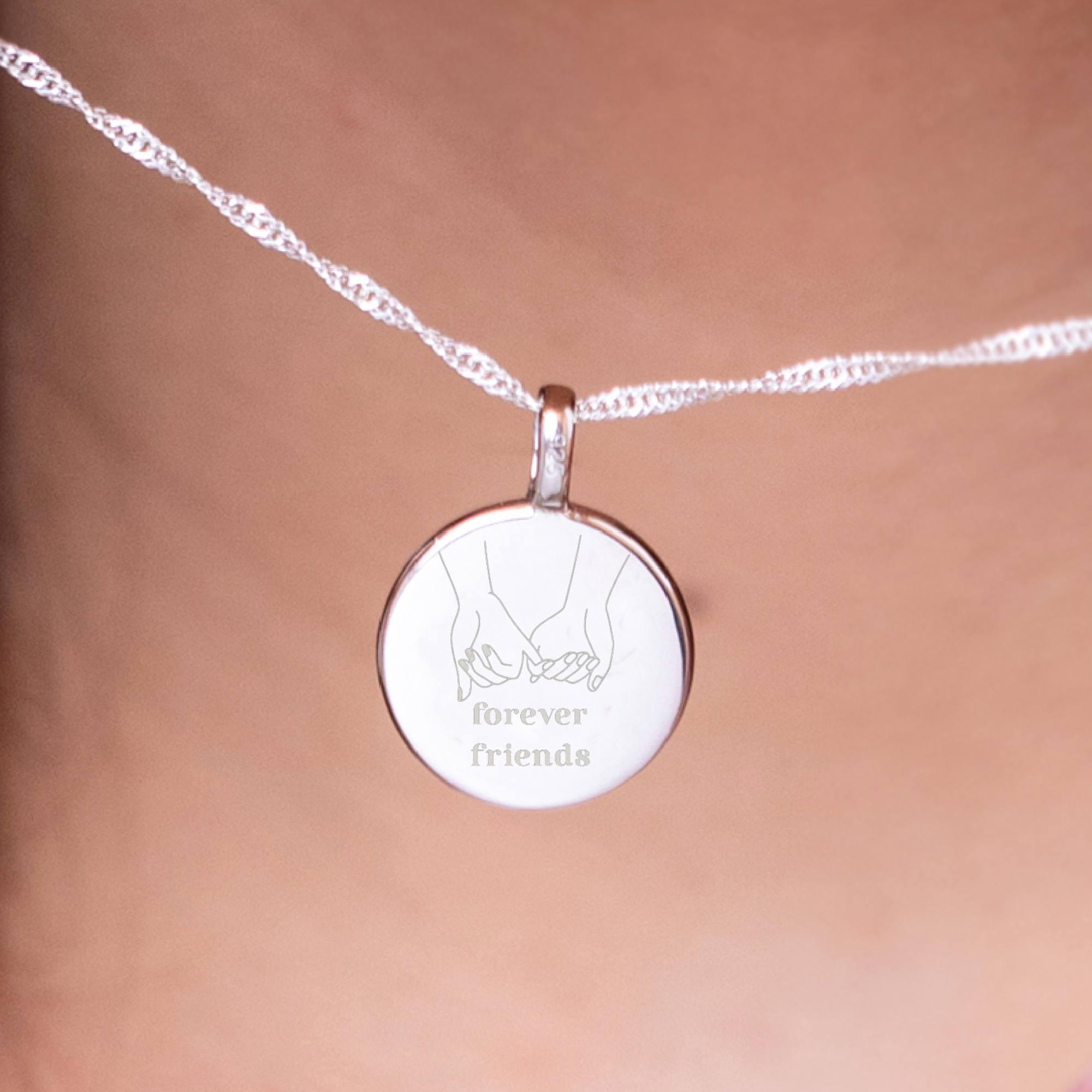Silver Friendship Pendant