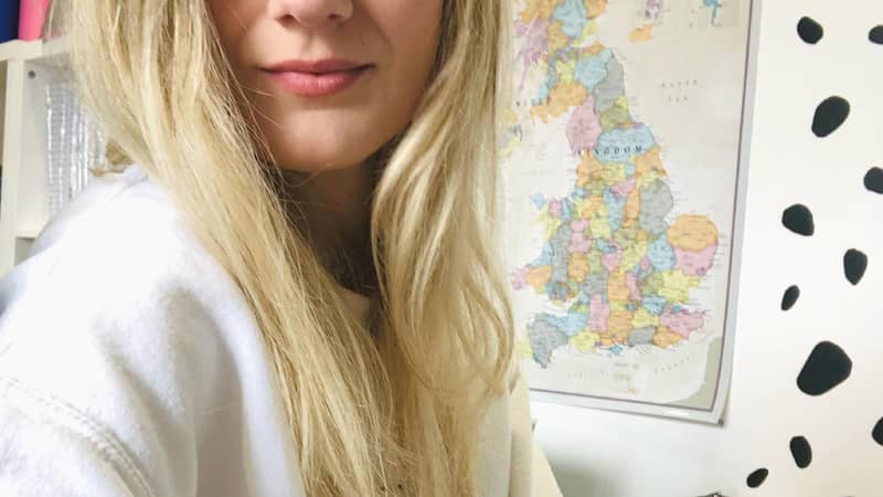 Self portrait of the designer Scrappy Doodles UK