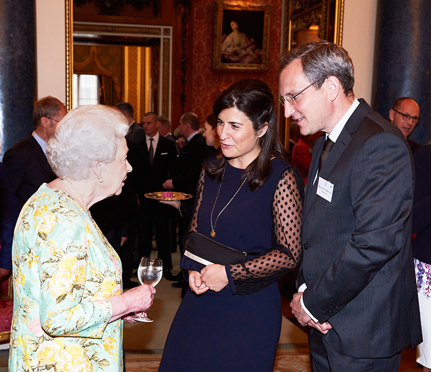 Béatrice and Arnaud meet the Queen!
