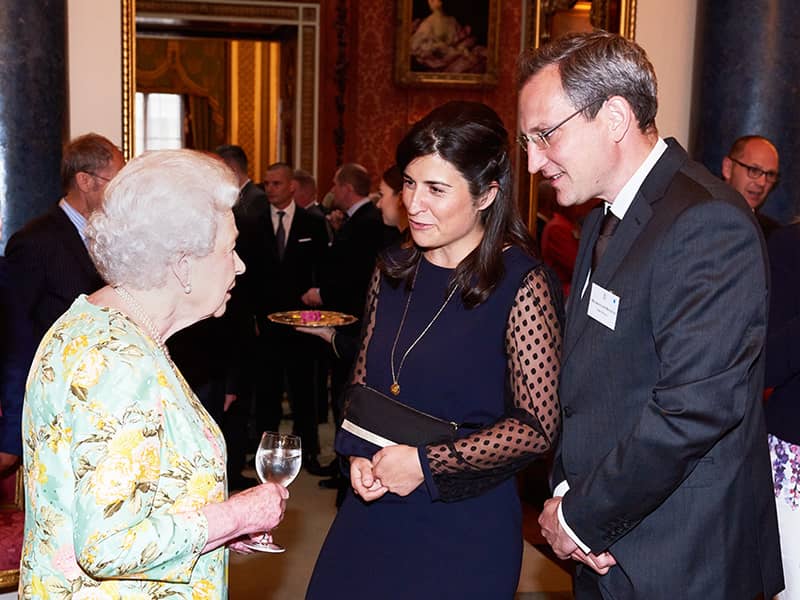 Béatrice and Arnaud meet the Queen!