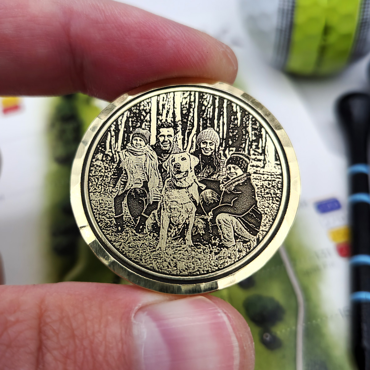 Brass Photo Ball Marker