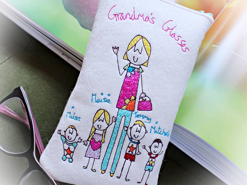 personalised granny glasses case