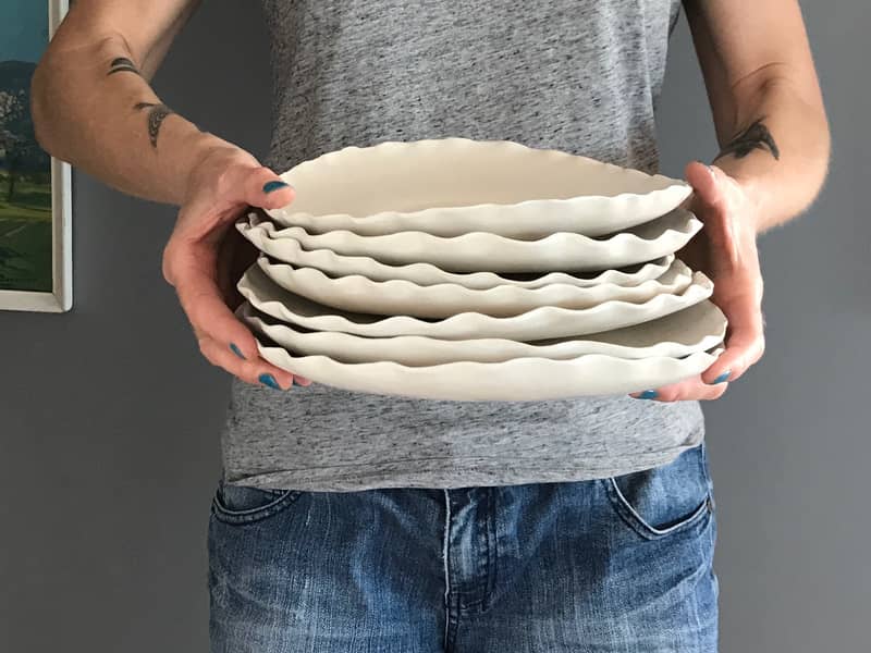 A stack of plates!