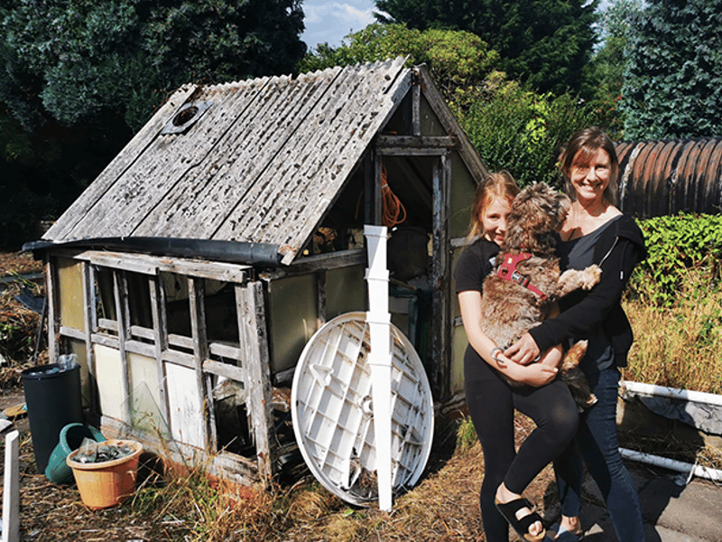 Me and Pheebs at The Angel Garden