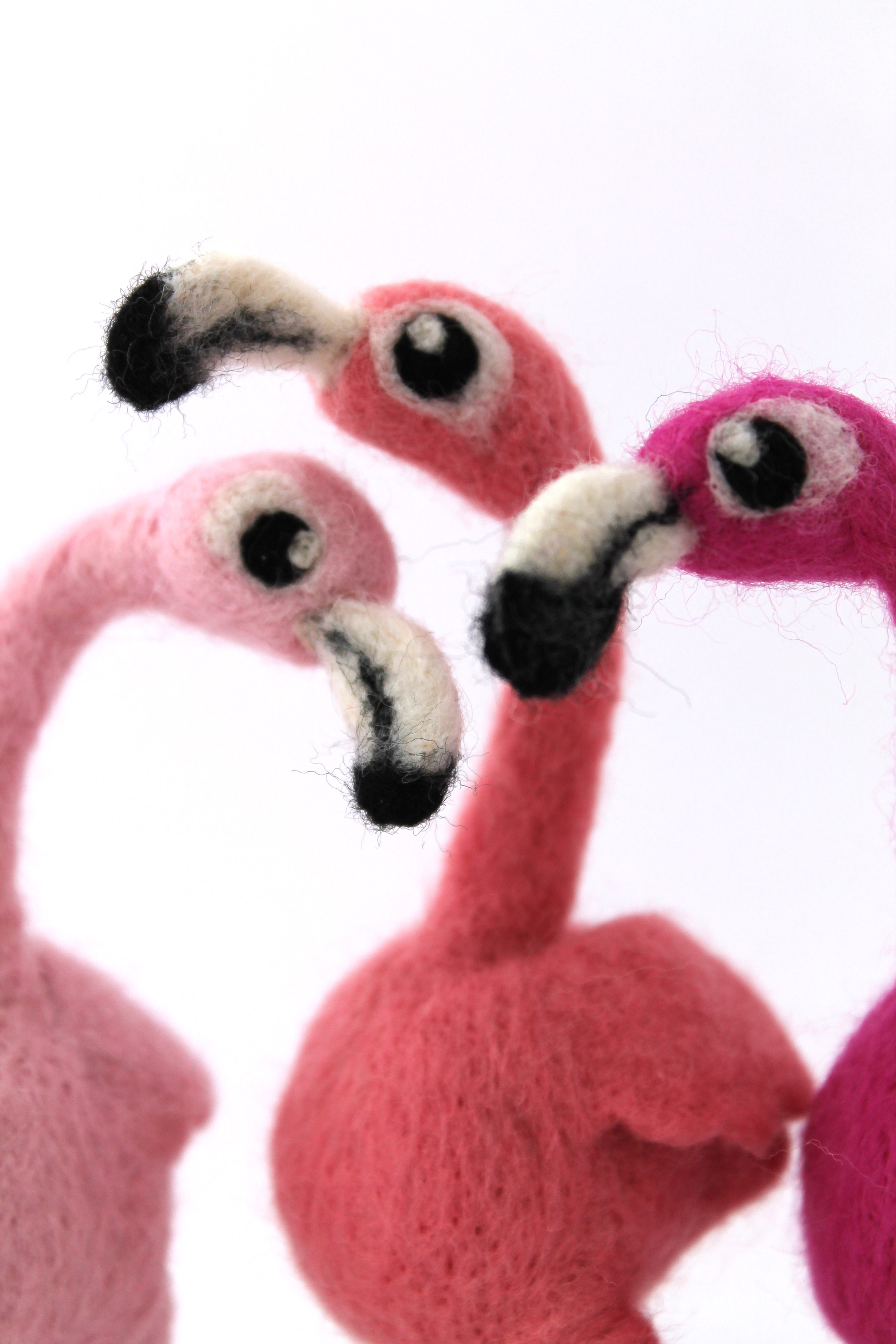 Fabulous Needle Feltedflamingos