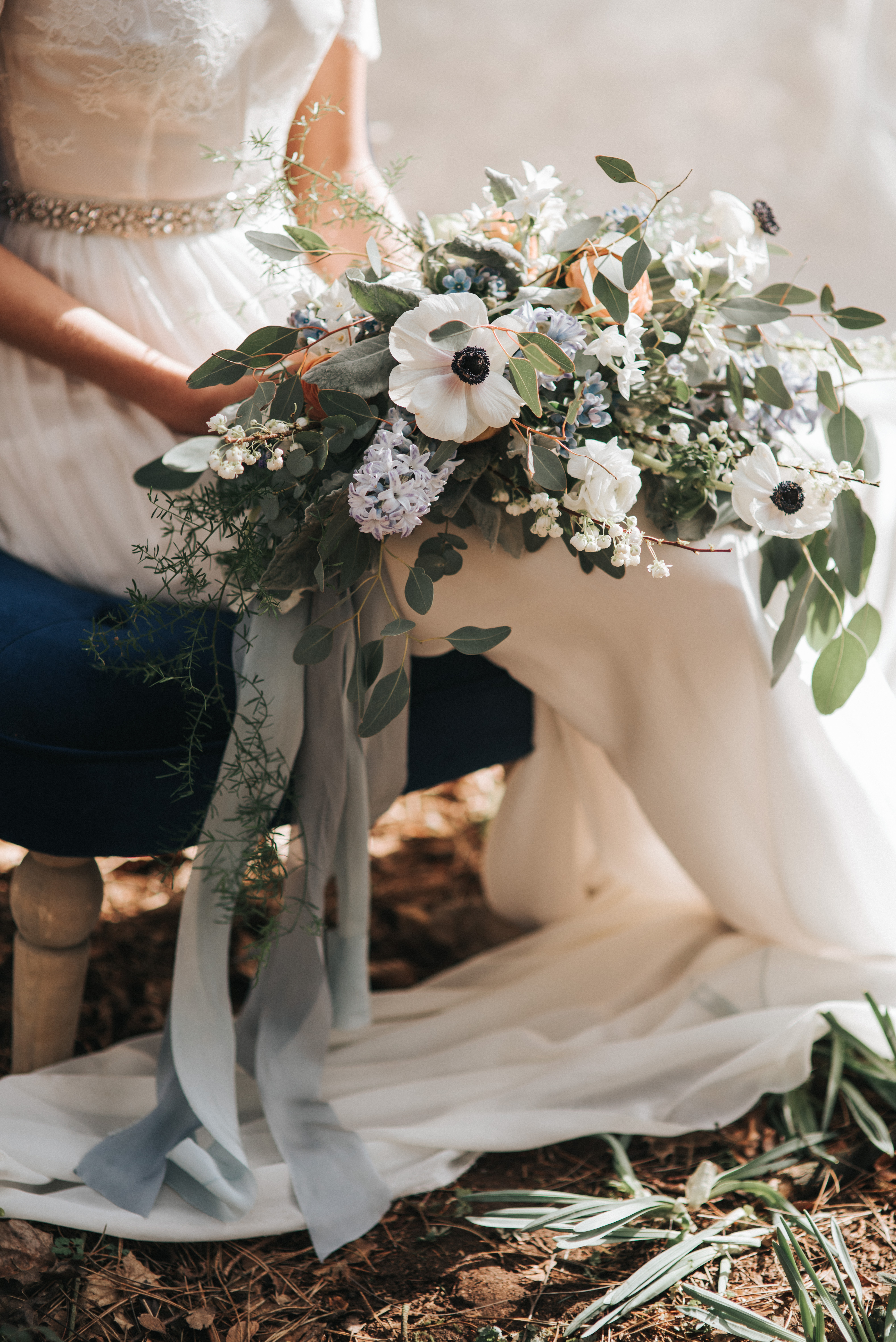 Hand-dyed silk Ribbon Photo Credit Pearbear photography