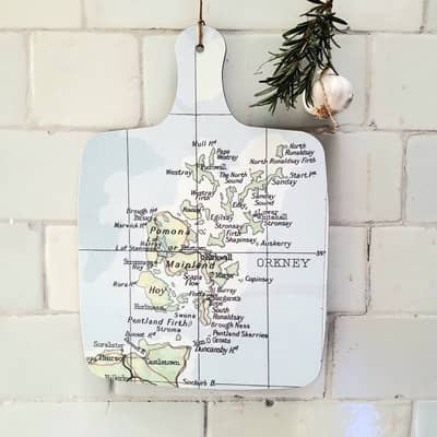 Scottish Tea Towel Map of Scotland ancient map tea towel