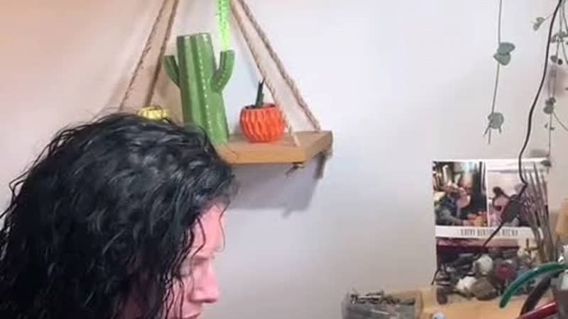 Jeweller at workbench