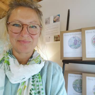 Business founder Annie Morris of Annie morris embroidery