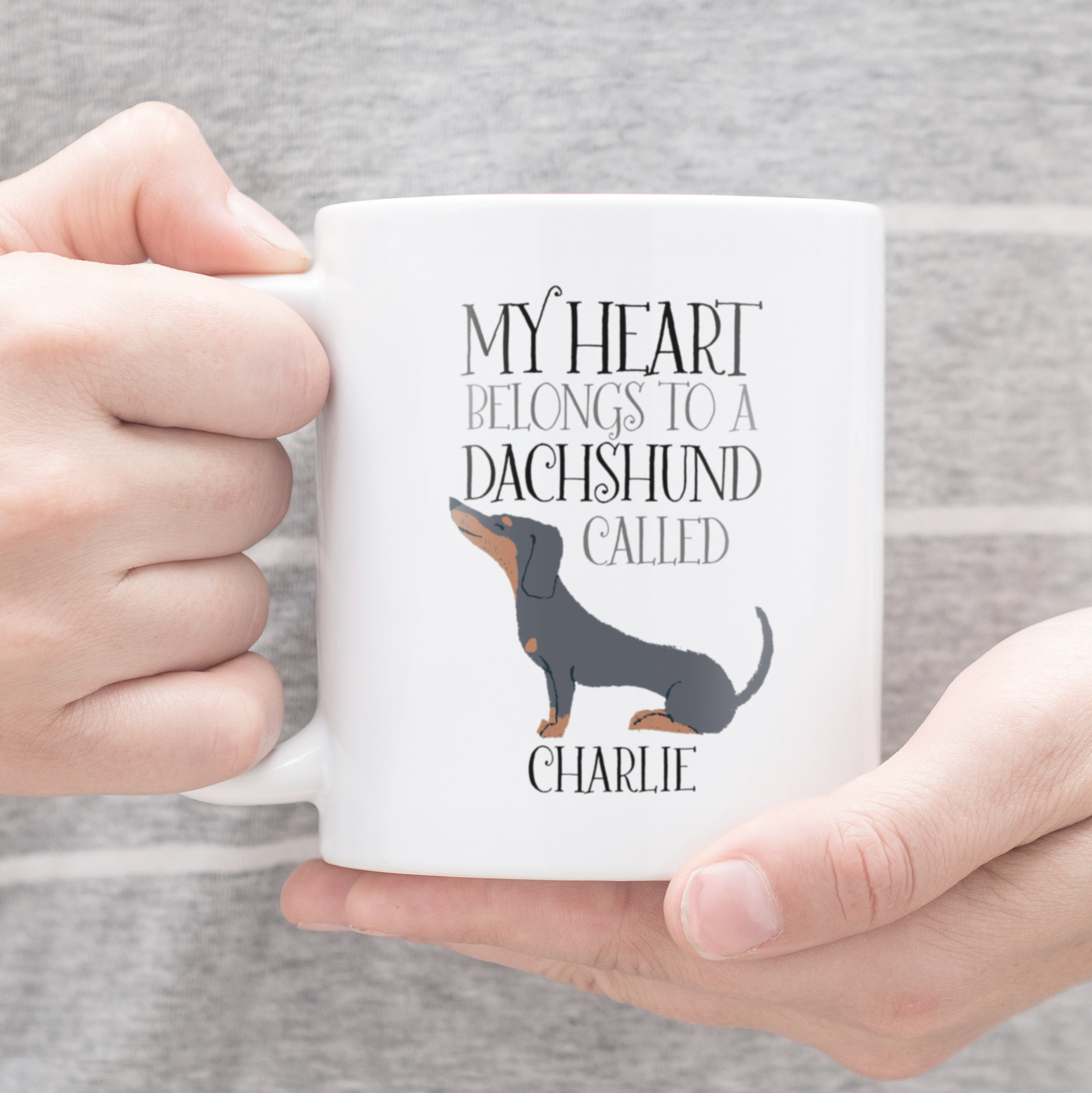 Personalised Dachshund Mug