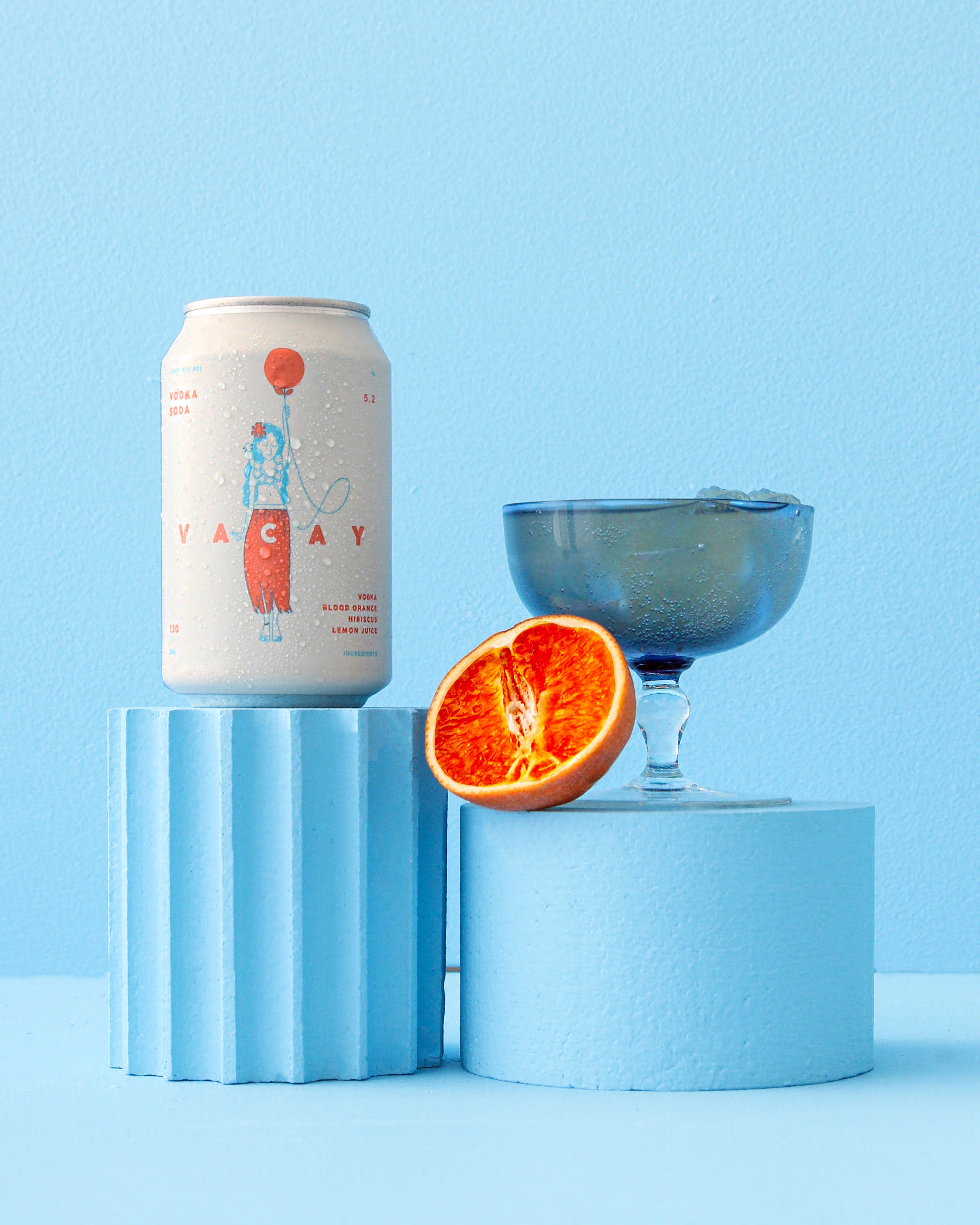 Blood Orange Hibiscus Vodka Soda