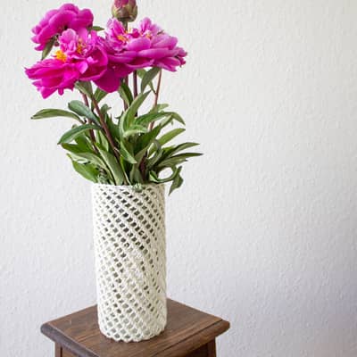 Hand Knit Vase Cosy