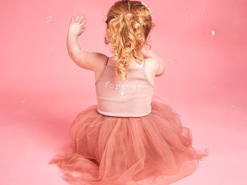 Kids fairy tulle skirted forever dress