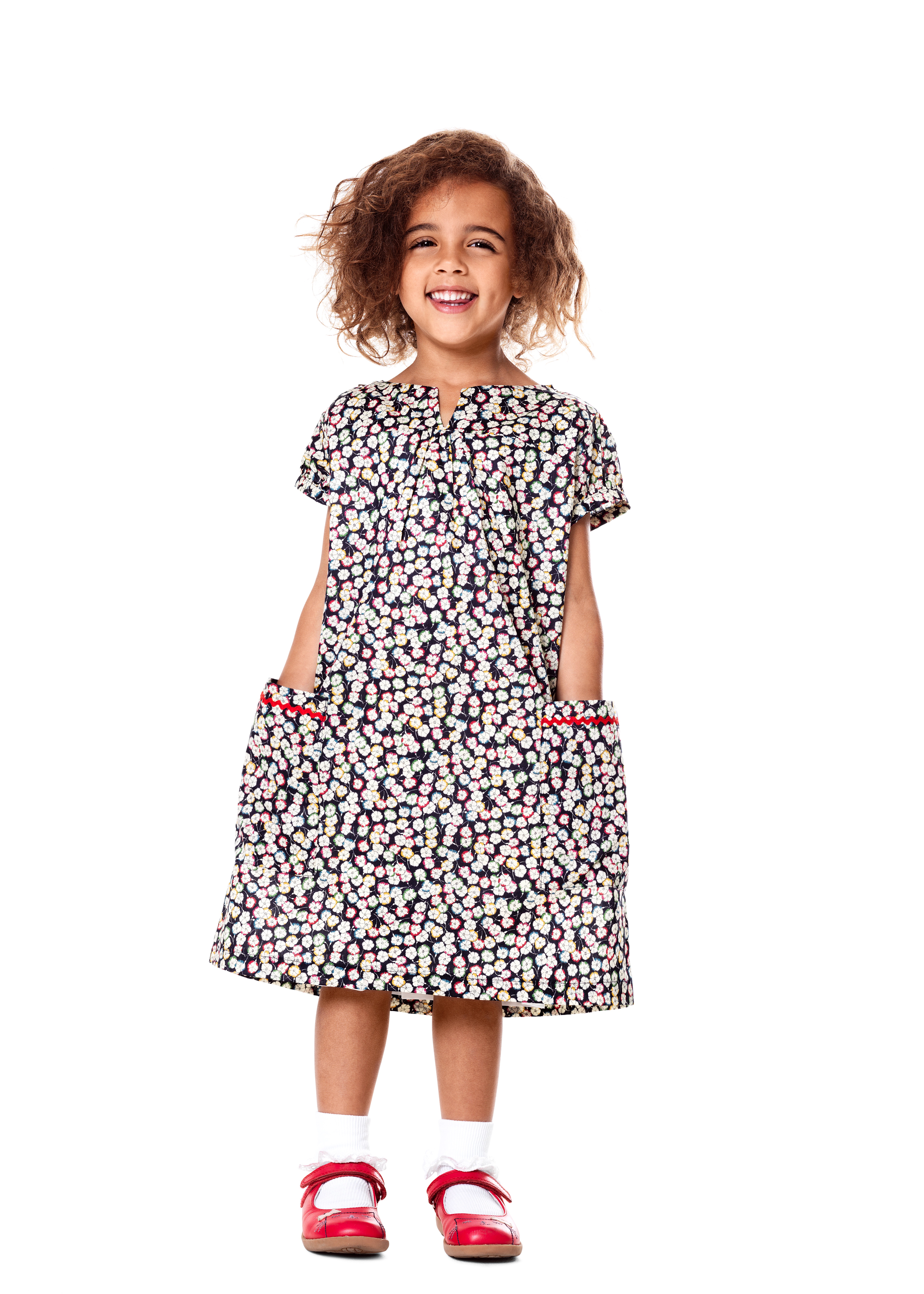 Lullilu Liberty Print Girls dress 