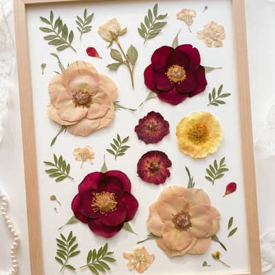 Pressed Wedding Flowers