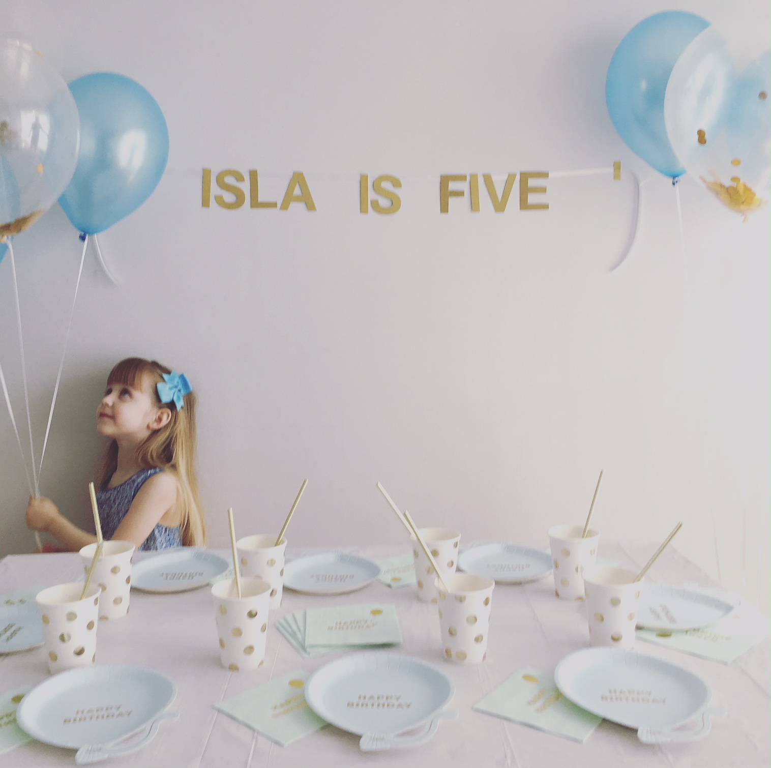 Pastel Blue Party Box