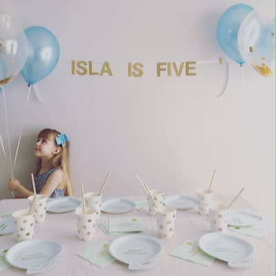 Pastel Blue Party Box