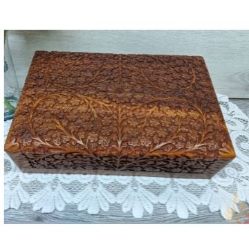 Ornate wooden box