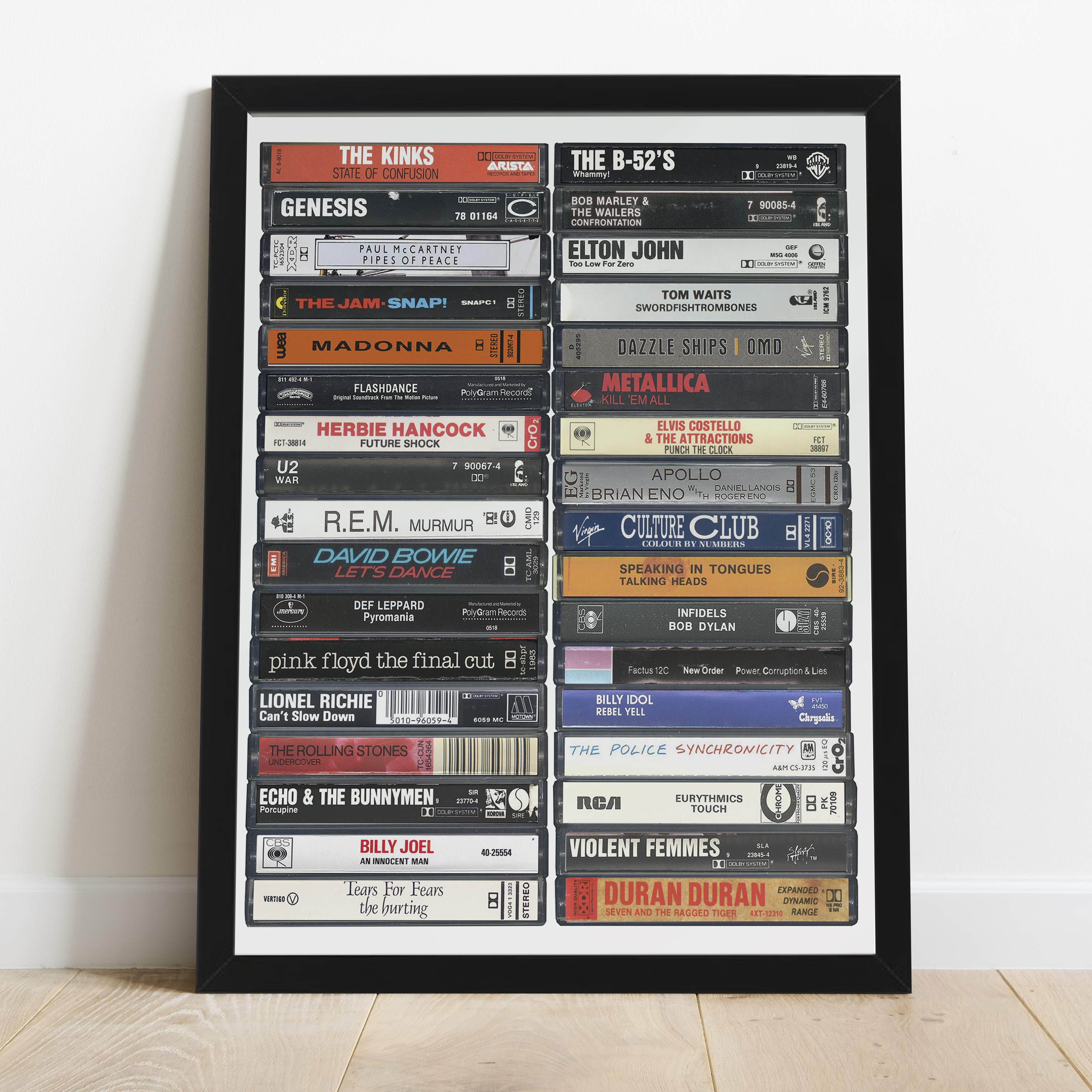 Music from 1983 cassette print