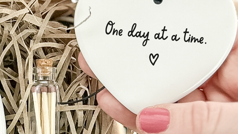 one day at a time here for you gift hamper