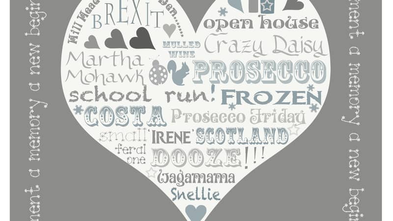 Christmas beach scene