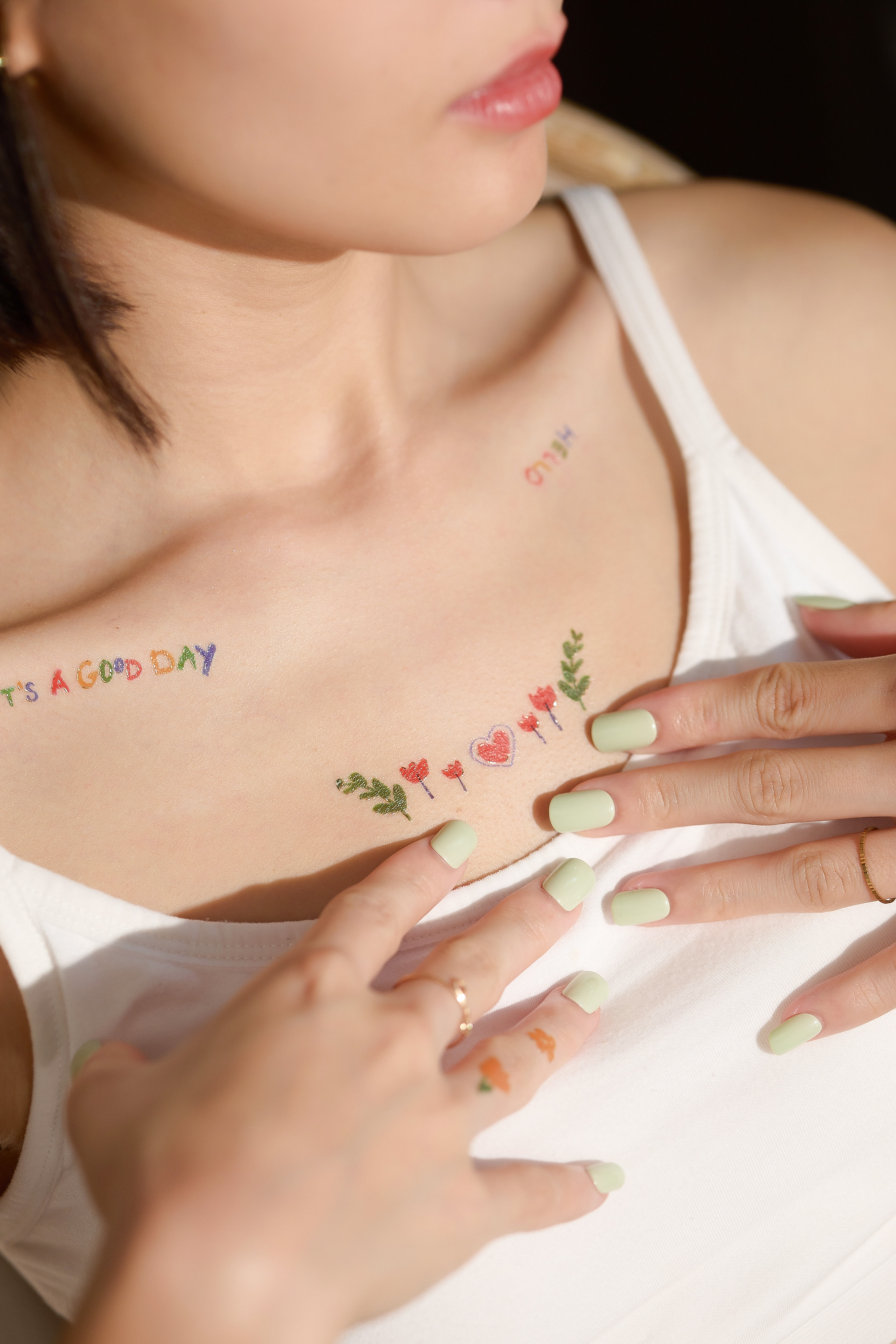 PAPERSELF Flower Temporary Tattoo