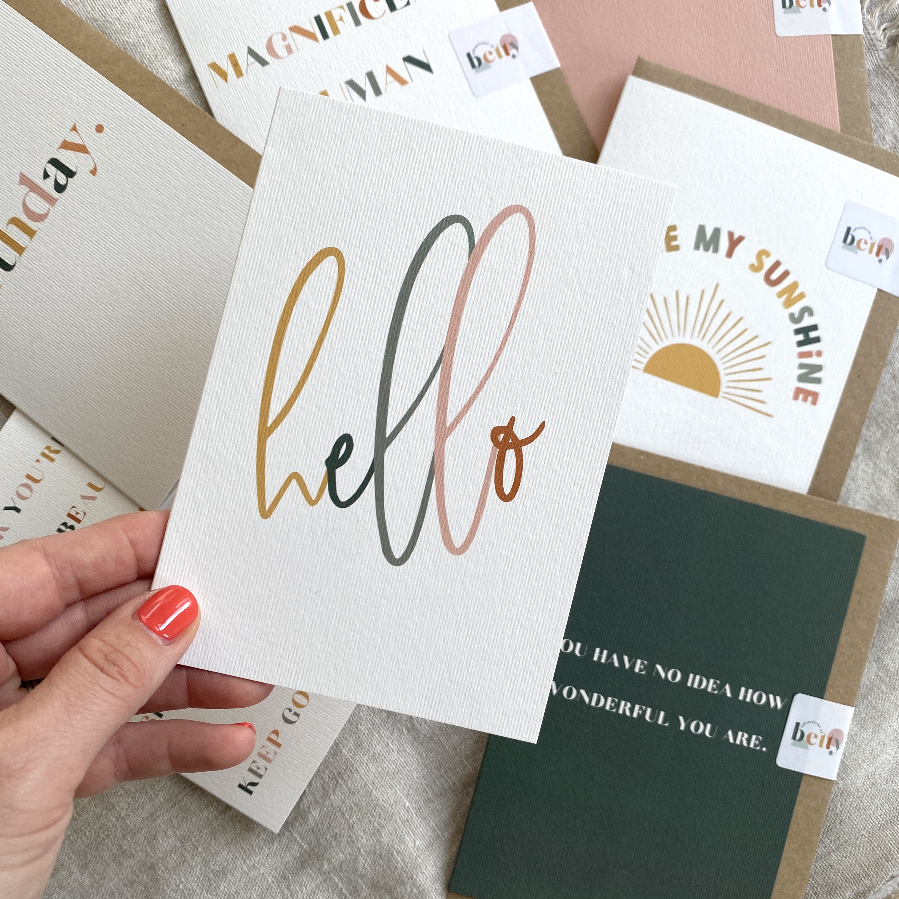 Hello Greetings Card 