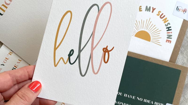 Hello Greetings Card