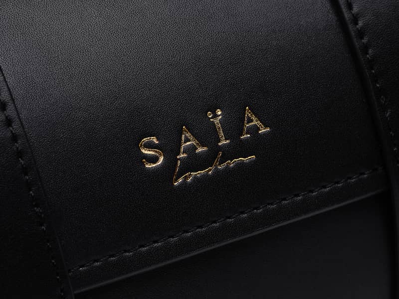 Gold hot foil logo and immaculate craftsmanship