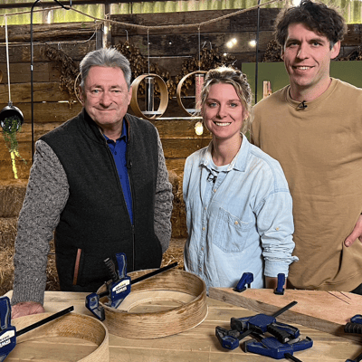 We taught Alan how to steam bend on ITV's Love Your Weekend!