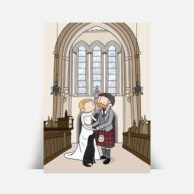 Family Portrait for Wedding Presents