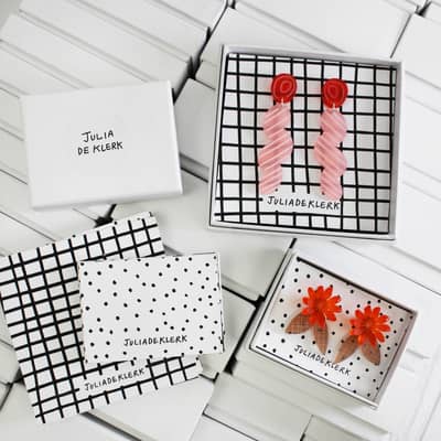 Acrylic Jewellery in Packaging