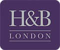 H&B London logo