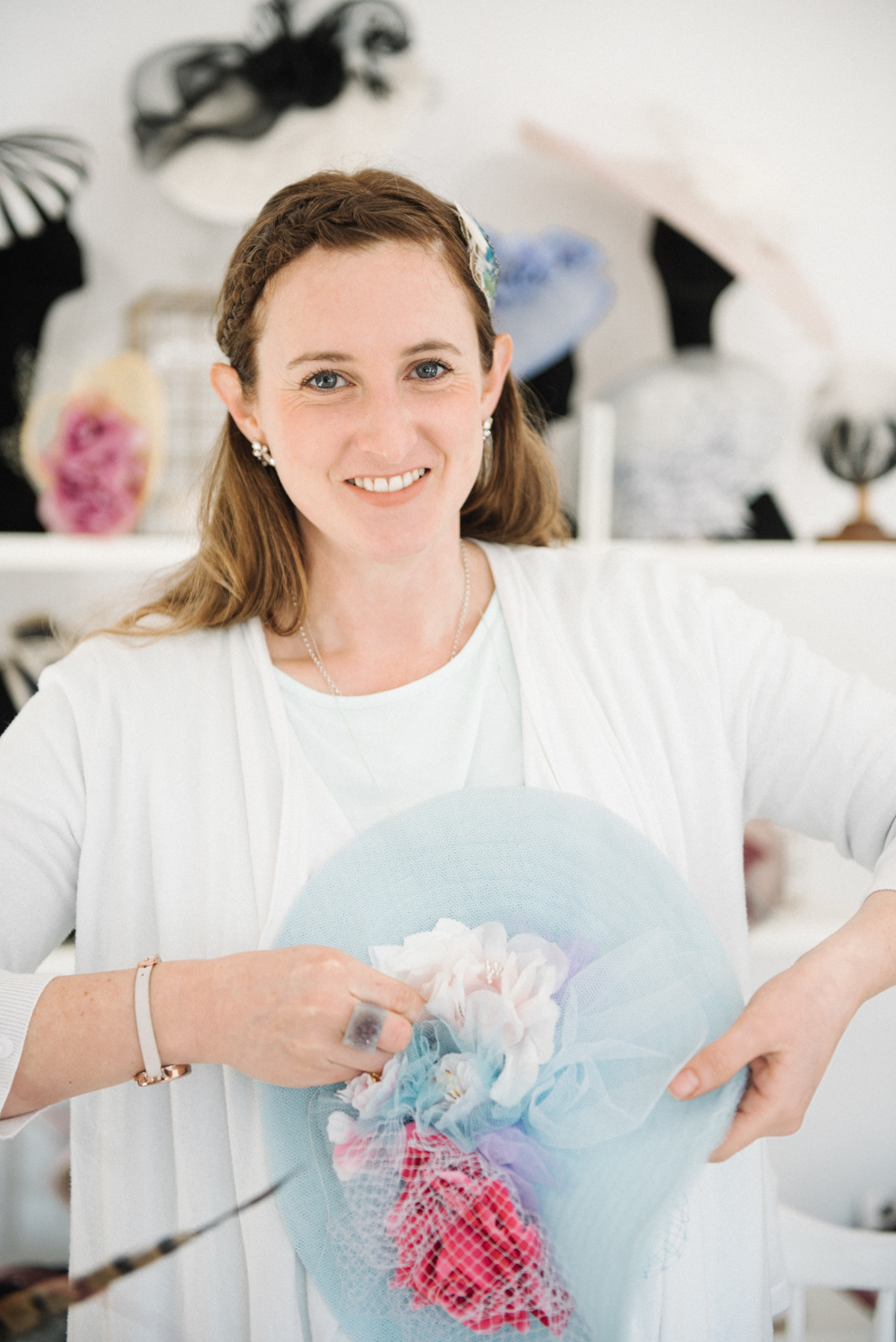 Milliner Holly Young