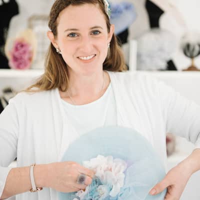Milliner Holly Young
