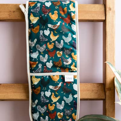 Illustrated Chicken Tea towel