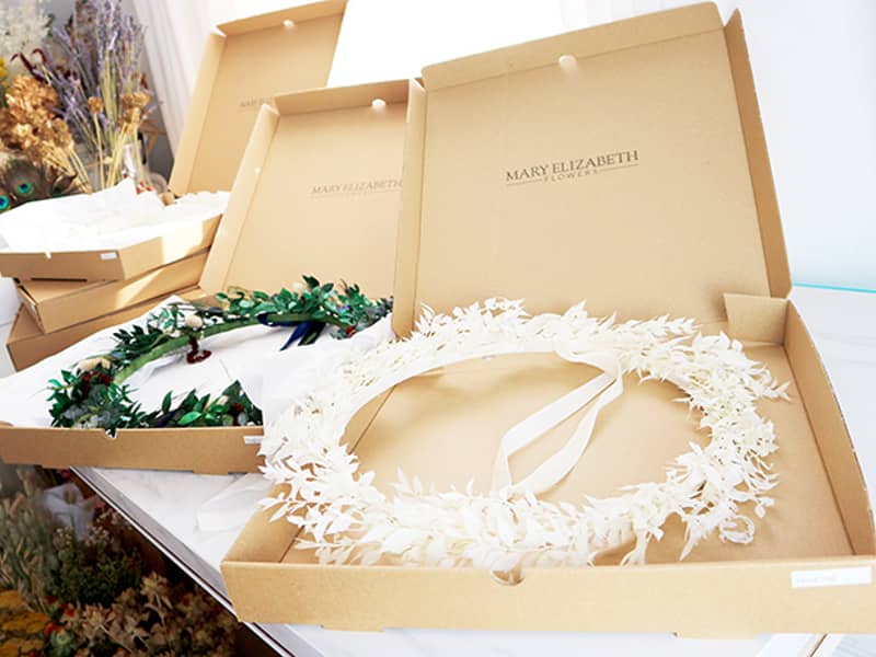 Mary Elizabeth Dried Flowers Flatlay Sustainable Approach