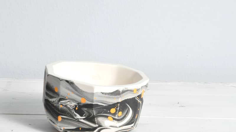 Round Geometric Planter